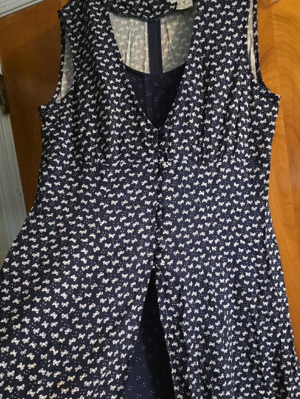 New York Navy Rayon Women's Dress